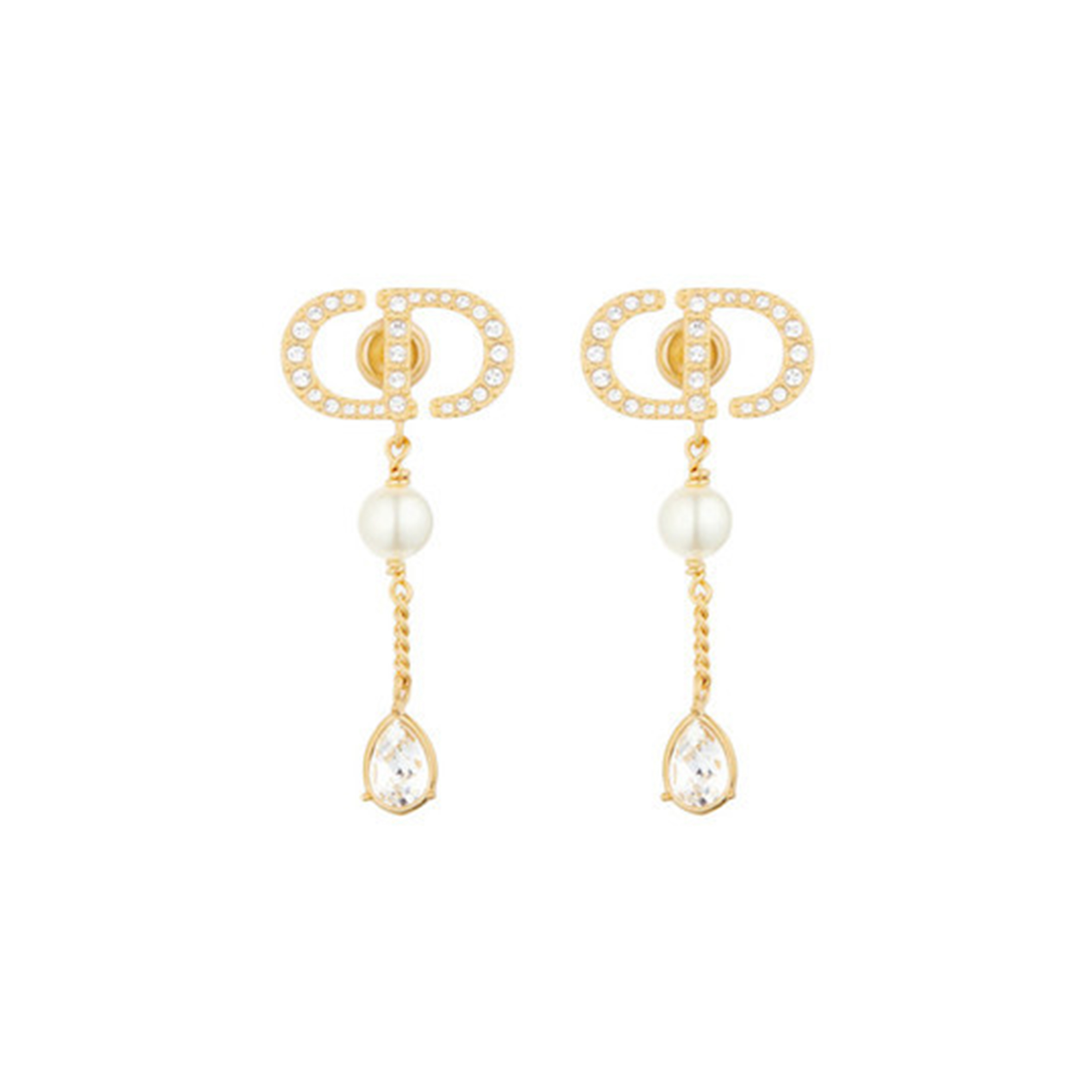 DIOR PETIT CD EARRINGS E1859PTCCY_D301